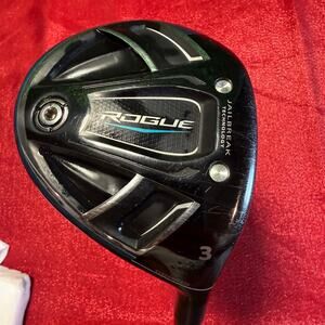 Callaway Rogue 3 Fairway Wood Project X HZRDUS Shaft Stiff Flex Right Handed